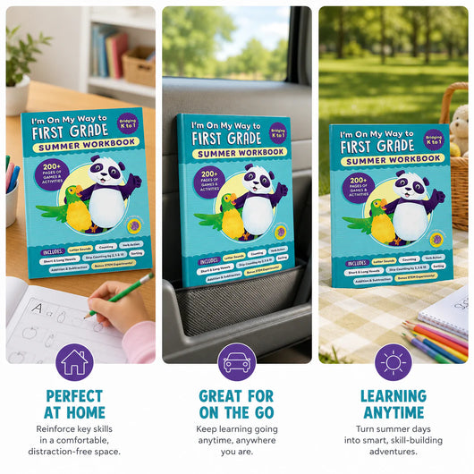 I'm On My Way to First Grade: Summer Workbook (Bridging K to 1)