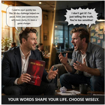 Stay Silent: The 30-Day Challenge to Speak Less, Command More